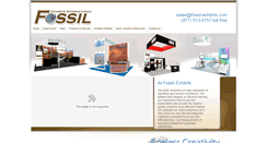 Desktop Screenshot of fossil-exhibits.com
